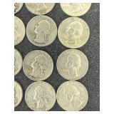 20 Silver Washington Quarters