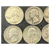 20 Silver Washington Quarters