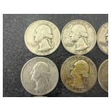20 Silver Washington Quarters