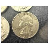 20 Silver Washington Quarters