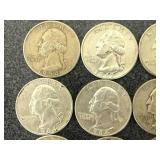 20 Silver Washington Quarters