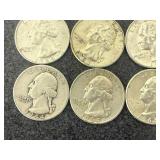 20 Silver Washington Quarters