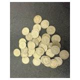 40 Silver Roosevelt Dimes