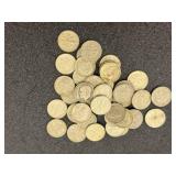 40 Silver Roosevelt Dimes