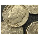 40 Silver Roosevelt Dimes