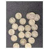 20 Mercury Dimes