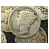20 Mercury Dimes