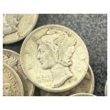 20 Mercury Dimes