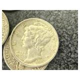20 Mercury Dimes