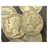 20 Mercury Dimes