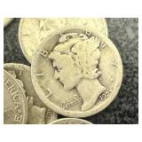 20 Mercury Dimes