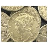 20 Mercury Dimes