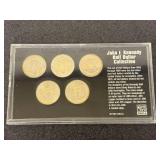 John F Kennedy Half Dollar Collection 1965-1969