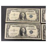 4 US Mint $1 Silver Certificates