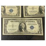 5 US Mint $1 Silver Certificates