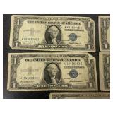 5 US Mint $1 Silver Certificates