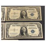 5 US Mint $1 Silver Certificates