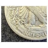 1943 Walking Liberty Half Dollars