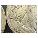 1943 Walking Liberty Half Dollars
