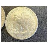 1943 Walking Liberty Half Dollars