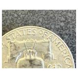 2 1954 Franklin Half Dollars