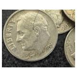40 Roosevelt Silver Dimes
