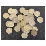 40 Roosevelt Silver Dimes