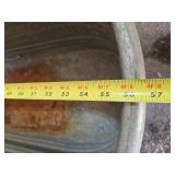 LARGE Galvanized Steel Water Trough