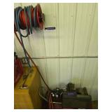 Working CRAFTSMAN 3hp 20 Gallon Air Compressor w/Wall Mount Hose Reel