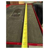 Adjustable Height Rolling Metal Shop Work Station Table w/Cabinet