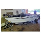 Phenomenal Condition LUND 2008 60th Anniversary 1775 Classic SS Fishing Boat w/75hp Mercury Motor