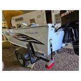 Phenomenal Condition LUND 2008 60th Anniversary 1775 Classic SS Fishing Boat w/75hp Mercury Motor