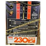 Working Montgomery Ward POWR KRAFT 230Amp AC Arc Welder