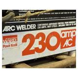 Working Montgomery Ward POWR KRAFT 230Amp AC Arc Welder