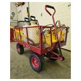 Excellent LARGE Northern Tool Utility Cart Full of Lawn/Garden Tools & Supples