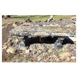 Heavy Outdoor Cement Garden Bench