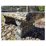 Heavy Outdoor Cement Garden Bench