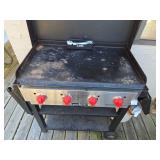 Working CAMP CHEF Flat Top Grill w/Propane Tank
