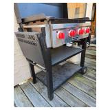 Working CAMP CHEF Flat Top Grill w/Propane Tank