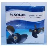 Brand New SOLAS AMITA 3 Aluminum Boat Propellor for Mercury Outboards