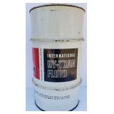 Excellent LARGE Vintage INTERNATIONAL HARVESTER Empty 15 Gallon Oil Drum