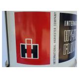 Excellent LARGE Vintage INTERNATIONAL HARVESTER Empty 15 Gallon Oil Drum