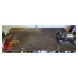 Heavy Duty Steel Welding Table w/Vise & Bench Grinder