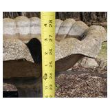 Heavy Solid Cement/Concrete Birdbath #1