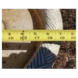 Heavy Solid Cement/Concrete Birdbath #2