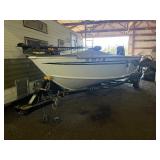 Phenomenal Condition LUND 2008 60th Anniversary 1775 Classic SS Fishing Boat w/75hp Mercury Motor
