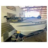 Phenomenal Condition LUND 2008 60th Anniversary 1775 Classic SS Fishing Boat w/75hp Mercury Motor
