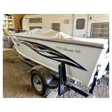 Phenomenal Condition LUND 2008 60th Anniversary 1775 Classic SS Fishing Boat w/75hp Mercury Motor