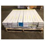 48 Boxes of DuraDecor Weekend Warrior Natural Hickory 3 Mil x 4-in W x 36-in L Peel & Stick Water Resistant Luxury Vinyl Flooring (20 sf/case) Customer Returns See Pictures