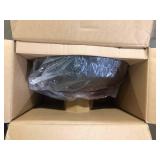 Hampton Bay 1-Light Black Warehouse Pendant Hanging Light with Metal Shade  Customer Returns See Pictures